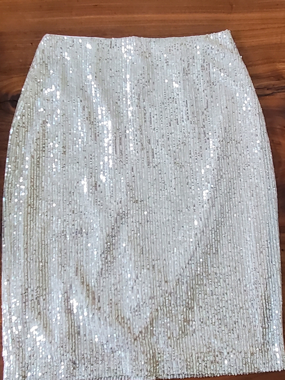 LOFT Blush Sequin Pencil Skirt Size 4